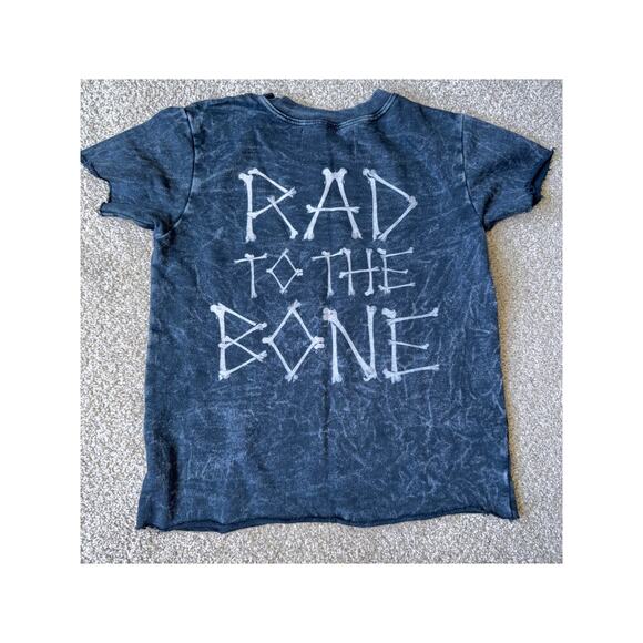 Tiny Whales Boys Rad to the Bone Fleece Shirt Top Sz 6 - Picture 1 of 5